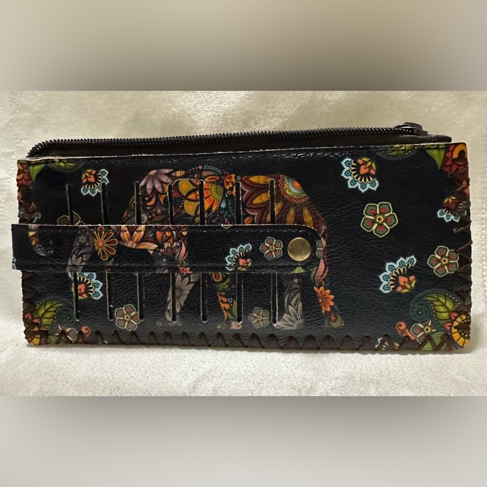 Colorful Elephant Design Wallet - Picture 2 of 3